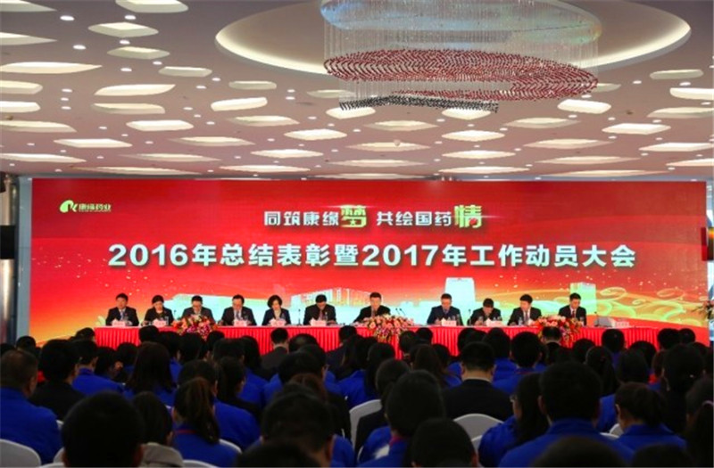 同築乐投Letou夢 共繪國藥情——乐投Letou藥業舉行2016年總結表彰暨2017年工作動員大會