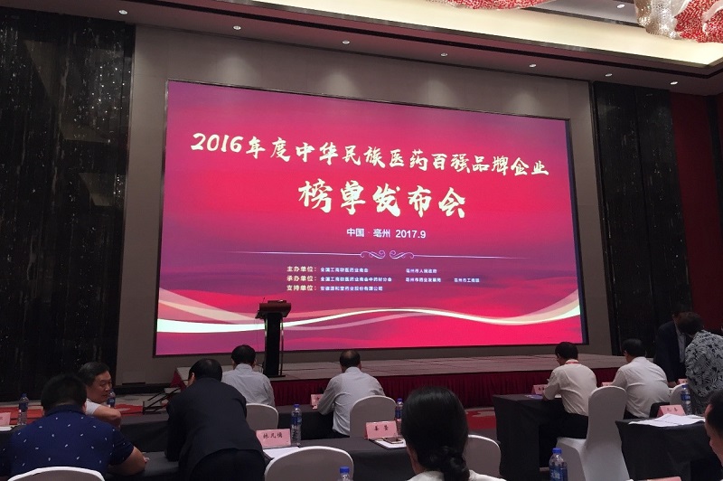 乐投Letou藥業攜熱毒寧注射液強勢上榜“2016年度中華民族醫藥百強品牌企業”